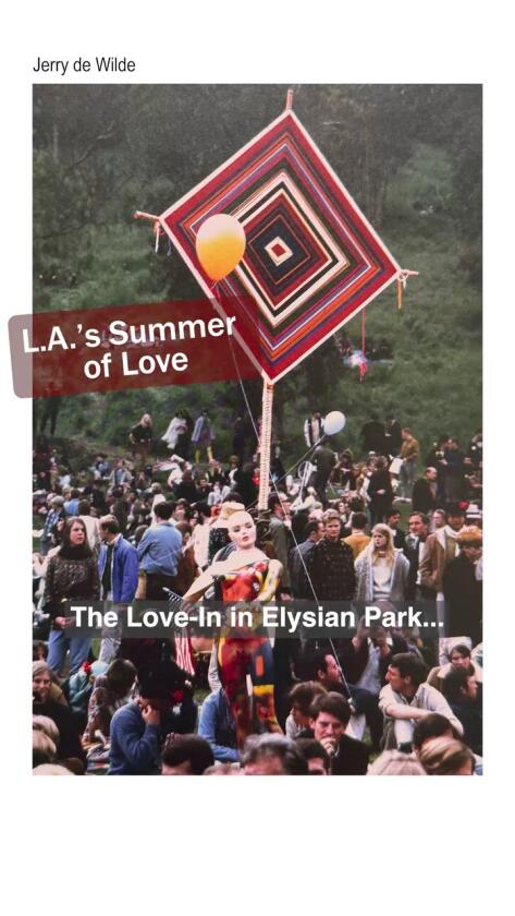 people gather in Elysian Park for a festival