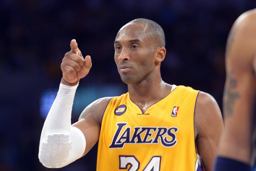 Lakers star Kobe Bryant has plenty of young fans in the NBA.