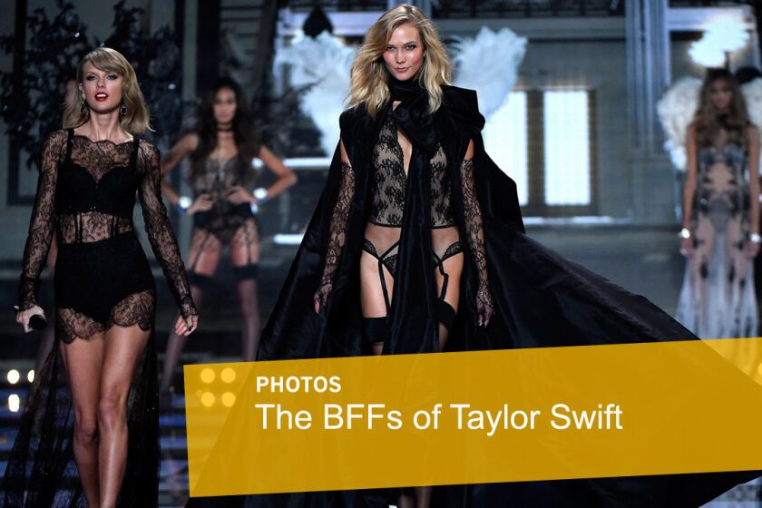 Picture this: Two beautiful women with flowing tresses, legs for days and personality to boot. Oh, wait! Such a pair exists, and that’d be Swift and model Karlie Kloss. So picturesque is the relationship of these two that Vogue editor in chief Anna Wintour decided to feature both on the March 2015 cover. A behind-the-scenes video from the shoot playing “The Best, Best Friends Game” puts the icing on the cake with talking, staring, drawing and arm-wrestling contests. Karlie 2, Taylor 2. We’ll call it even — as it should be.