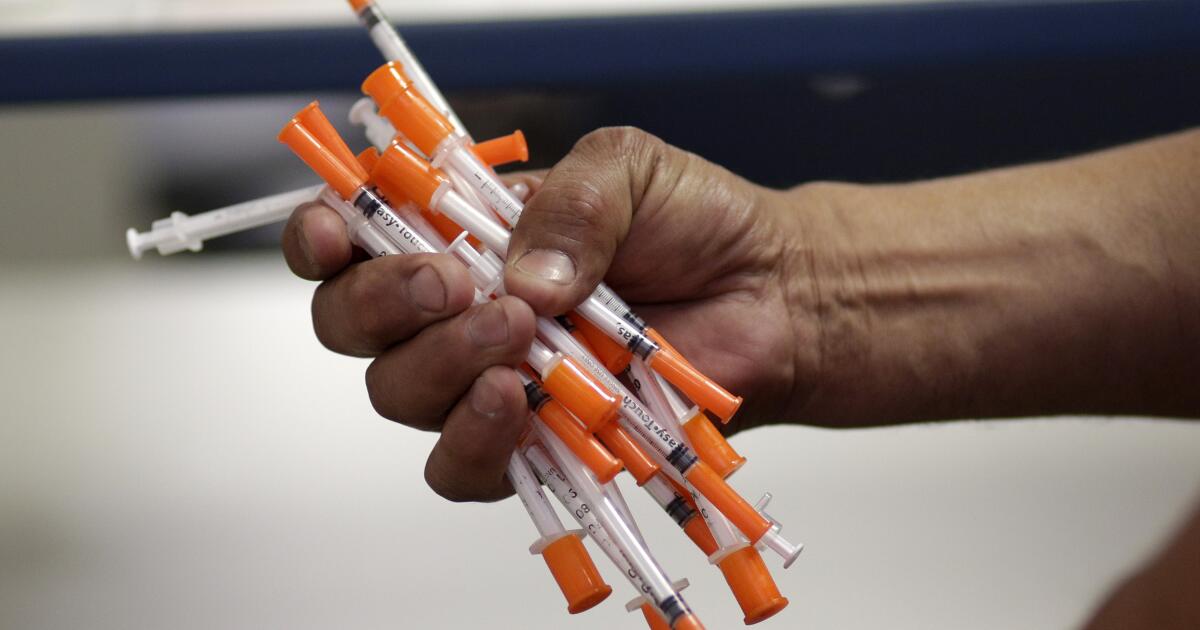 California communities are banning syringe programs. Now the state is fighting back in court