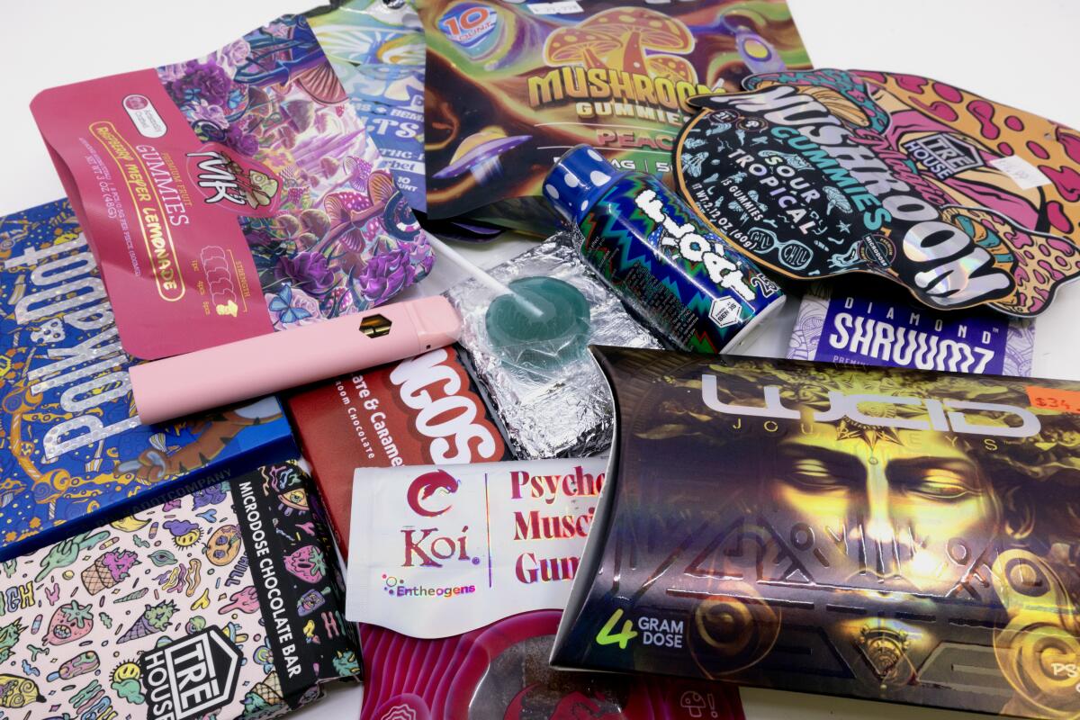 Magic mushroom chocolates having a moment. Do they contain