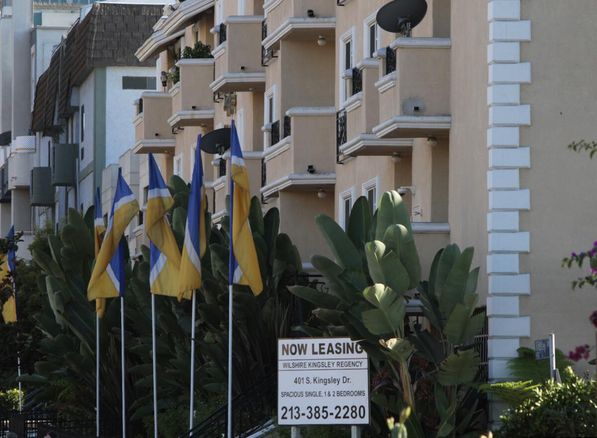 Condos and apartments in L.A.'s Koreatown.