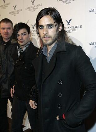 Tomo Milicevic, center, Jared Leto, right, and Matt Wachter