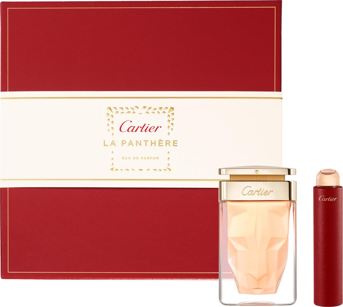 A La Panthère eau de Parfum holiday set.