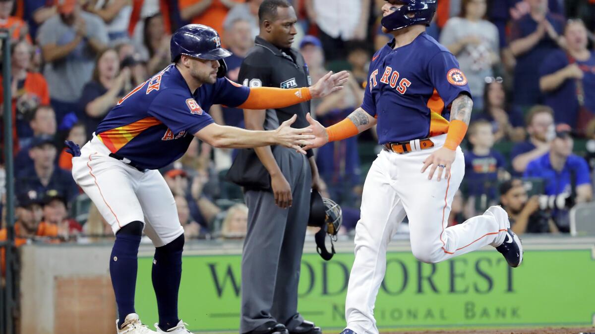 Cristian Javier goes 6 strong, Alex Bregman homers as Astros down A's 6-3