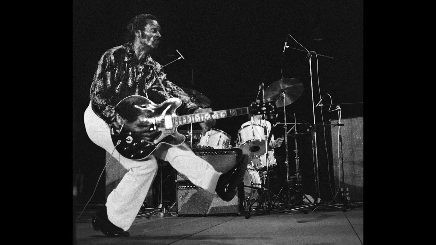 The many moves of rock pioneer Chuck Berry