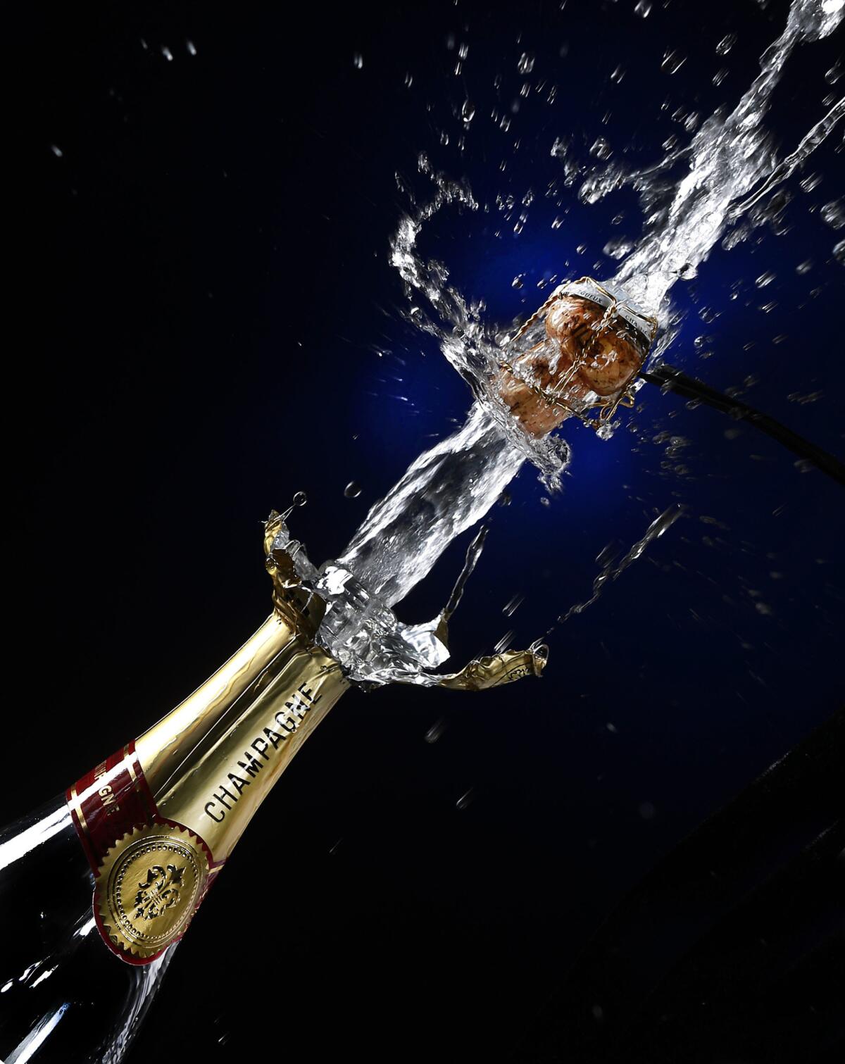 Making a splash with Champagne - Los Angeles Times