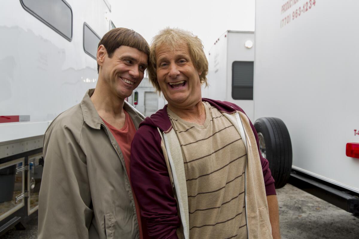 Jim Carrey and Jeff Daniels in "Dumb and Dumber To."
