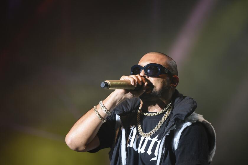 FILE - Sean Paul performs during his concert at Strand Festival in Zamardi, Lake Balaton, Hungary, Friday, Aug. 19, 2022. The Jamaican singer and songwriter is embarking on a 22-date U.S. run dubbed the “Greatest Tour,” kicking off on May 2. (Tamas Vasvari/MTI via AP, File)