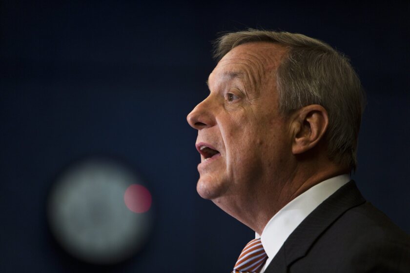 Sen. Dick Durbin (D-Ill.), the chamber's second-ranking Democrat, told the Hill that he is "reflecting" on whether to end the filibuster on bills if the 2020 elections give his party control of the Senate.