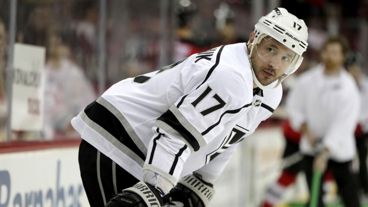 Forward Ilya Kovalchuk has been made the scapegoat by interim coach Willie Desjardins for the Kings' failures.