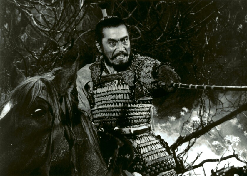 Toshiro Mifune in "Throne of Blood"