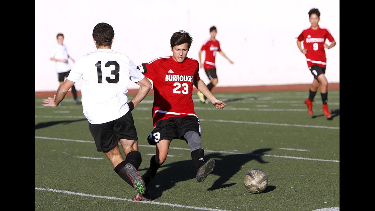 Photo Gallery: Hoover vs. Burroughs in boys soccer