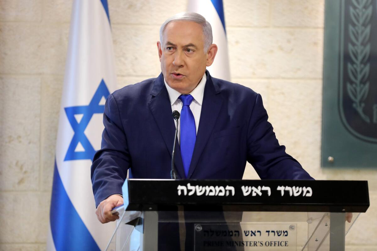 Prime Minister Benjamin Netanyahu