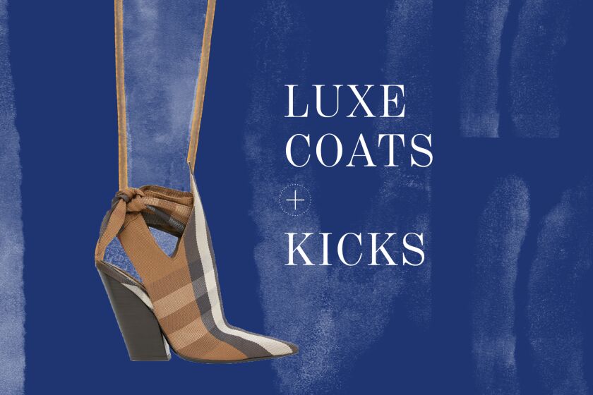 Luxe coats and kicks