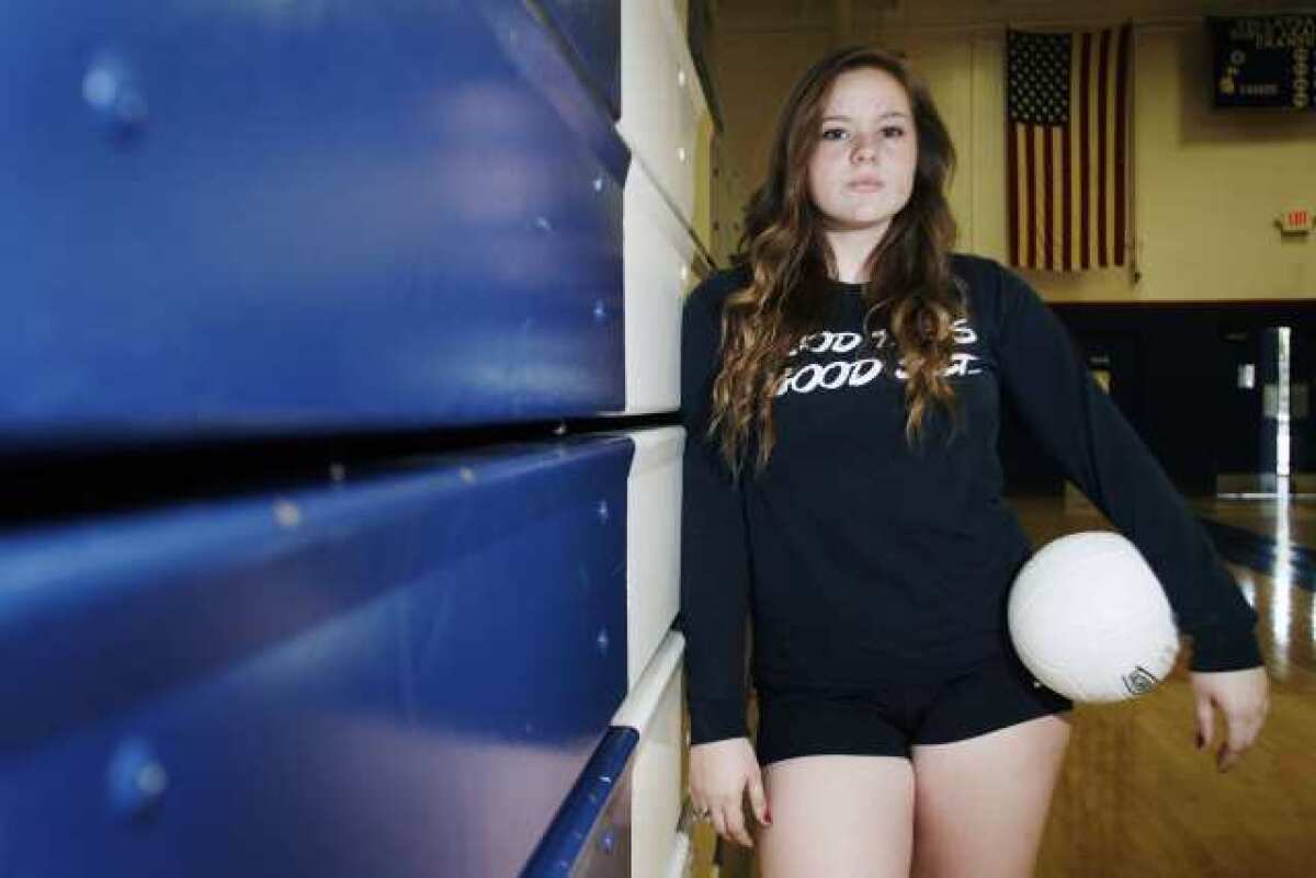 Taryn Nelson has stepped into a leadership role with the Bellarmine-Jefferson girls' volleyball team this season.