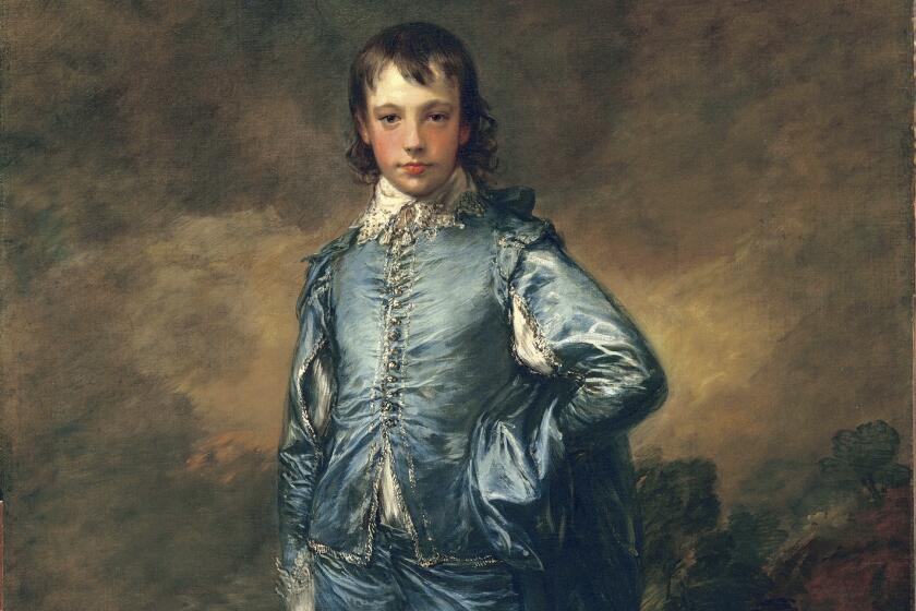 Thomas Gainsborough’s “The Blue Boy” (ca.1770), oil on canvas, photographed in normal light.
