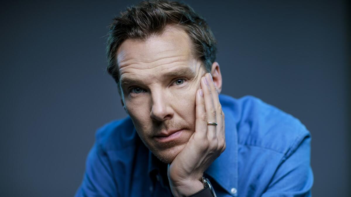 Actor Benedict Cumberbatch poses for a portrait as he promotes the upcoming Showtime series "Patrick Melrose."