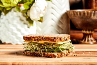 LOS ANGELES, CA - SEPTEMBER 8, 2022: A vegetarian sandwich, prepared by cooking columnist Ben Mims on September 8, 2022 in the LA Times test kitchen. (Katrina Frederick / For The Times)