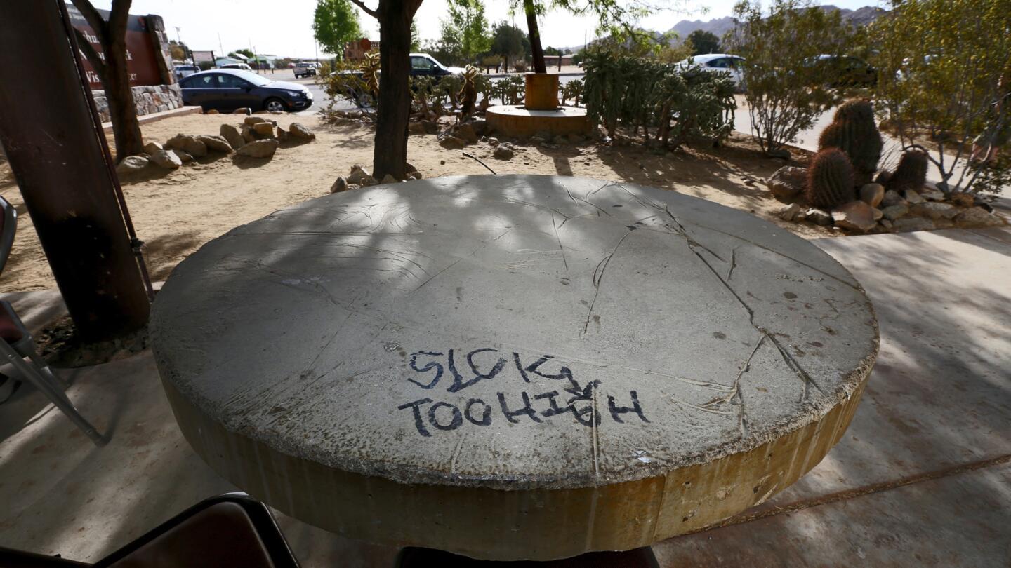 Graffiti in Joshua Tree National Park