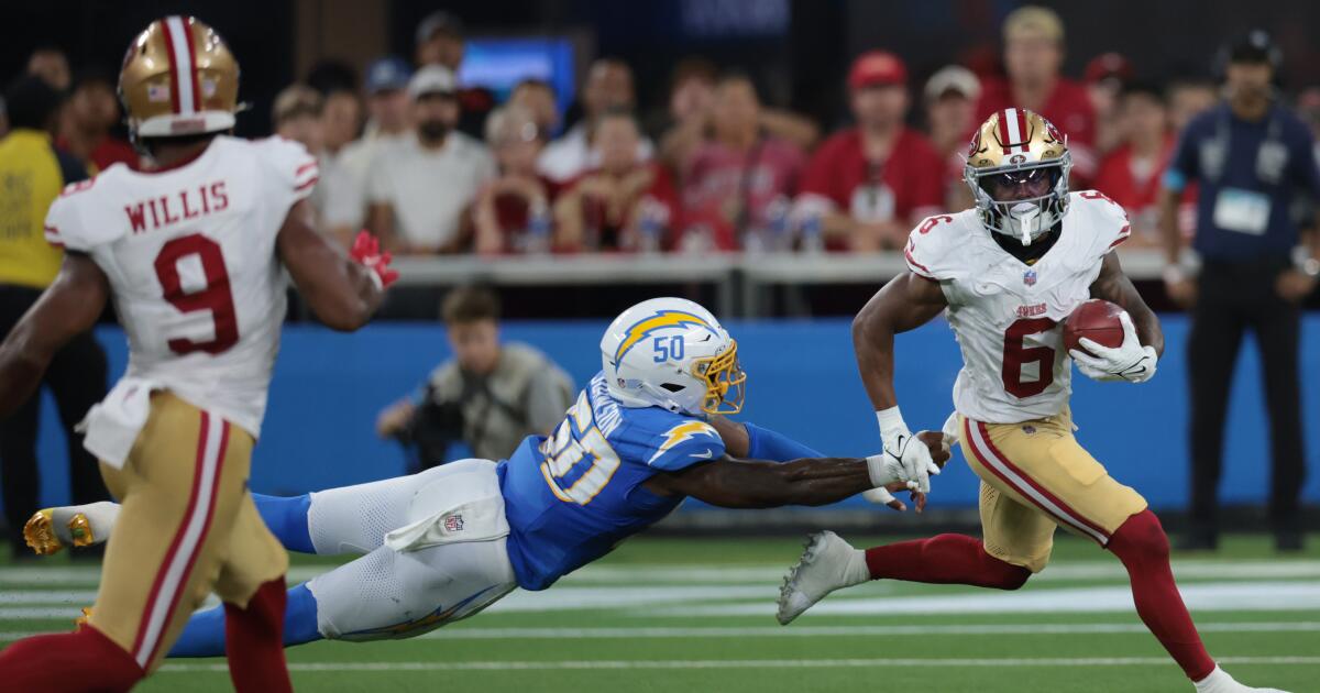 Chargers vs. 49ers takeaways: Jake Slaughter takes the spotlight; defense struggles