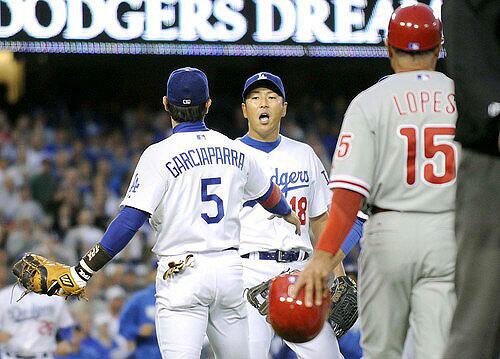 Hiroki Kuroda, Nomar Garciaparra