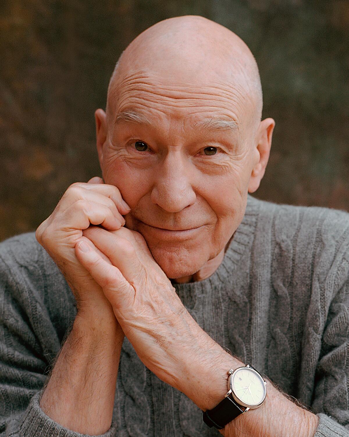 A close-up image of the actor Patrick Stewart