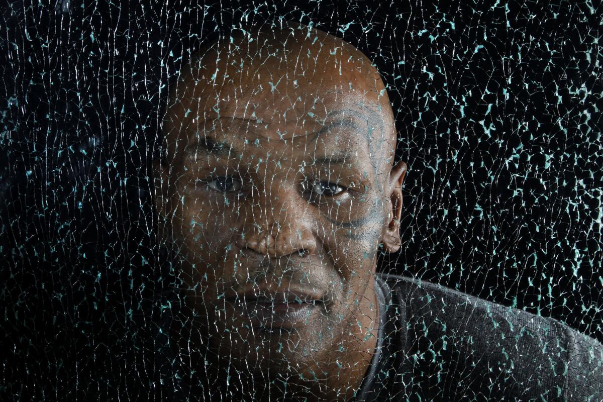 Mike Tyson is photographed in his Henderson, Nev., home on Feb. 6, 2013.