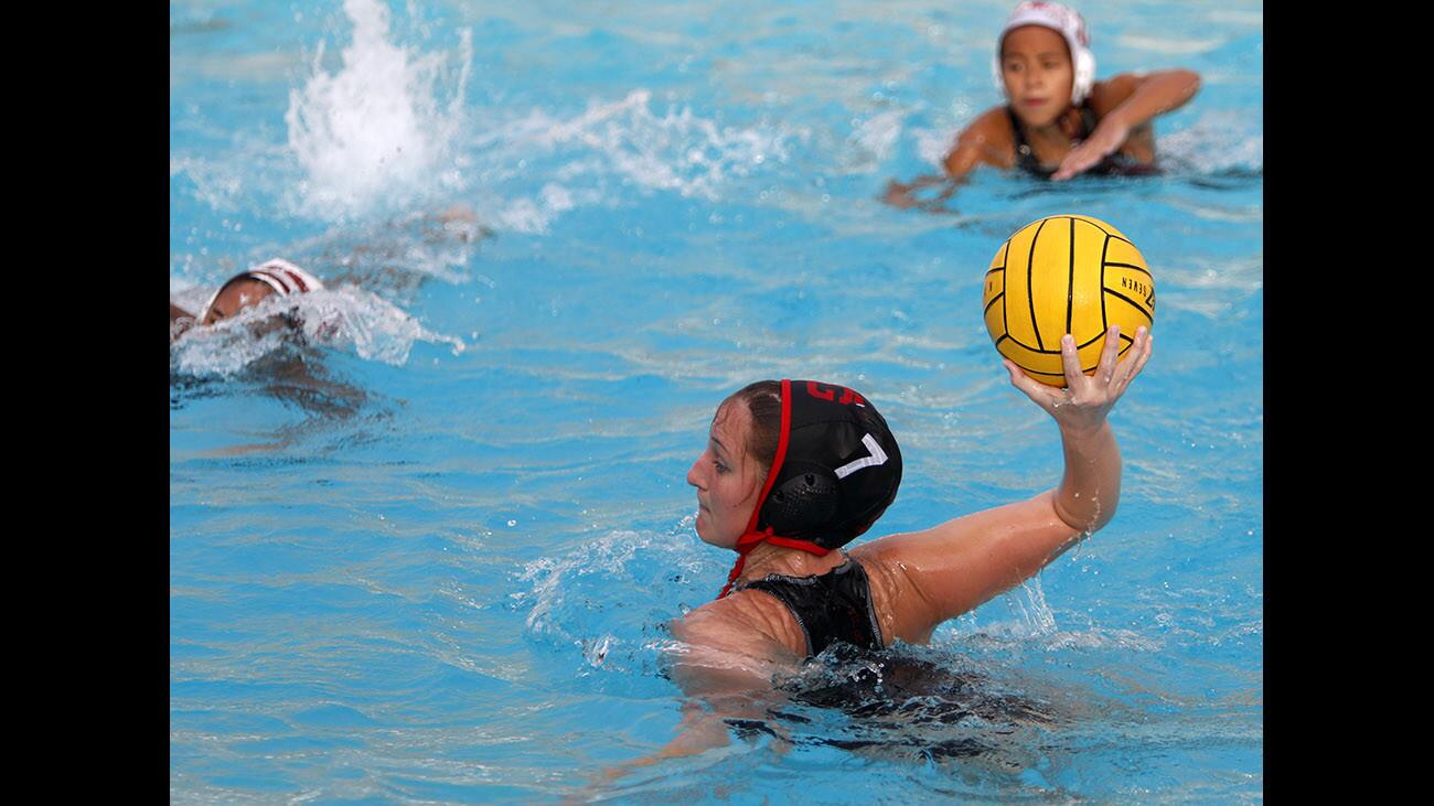 Photo Gallery: Glendale High girls water polo vs. Bell Gardens