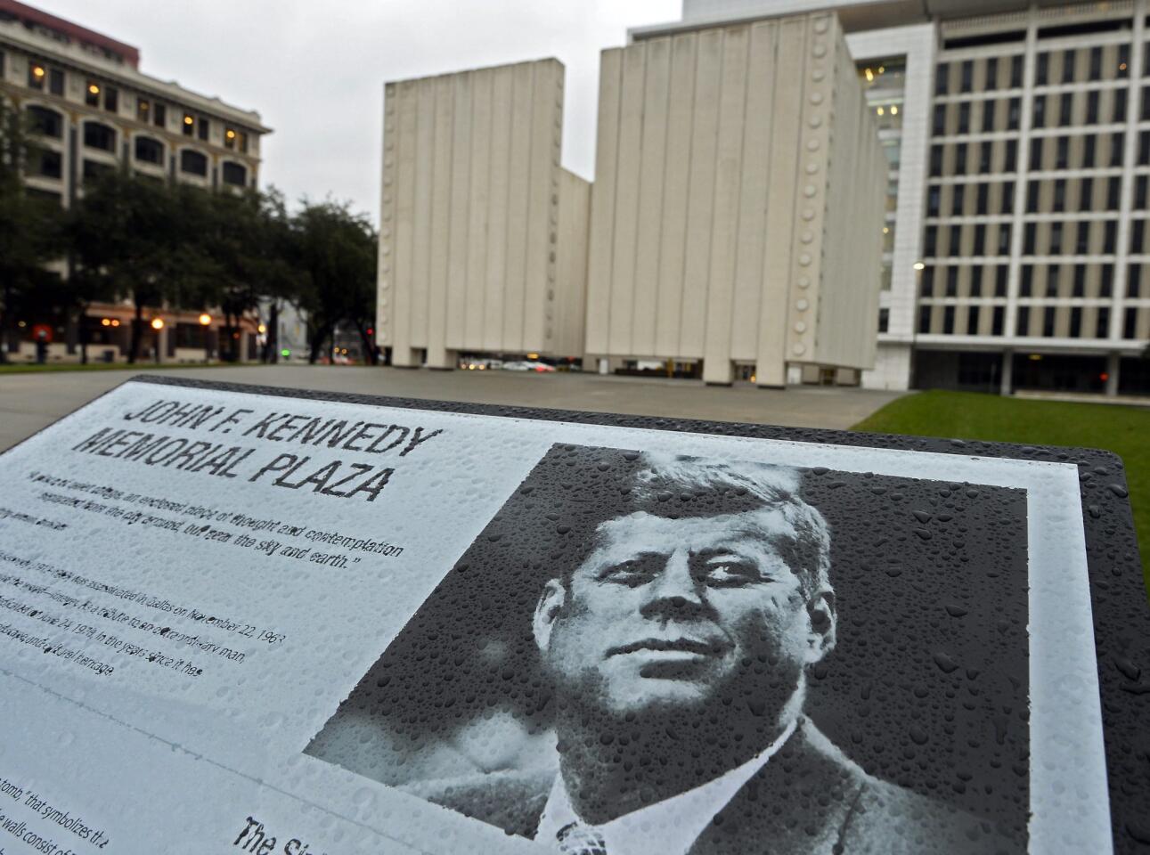 John F. Kennedy plaque