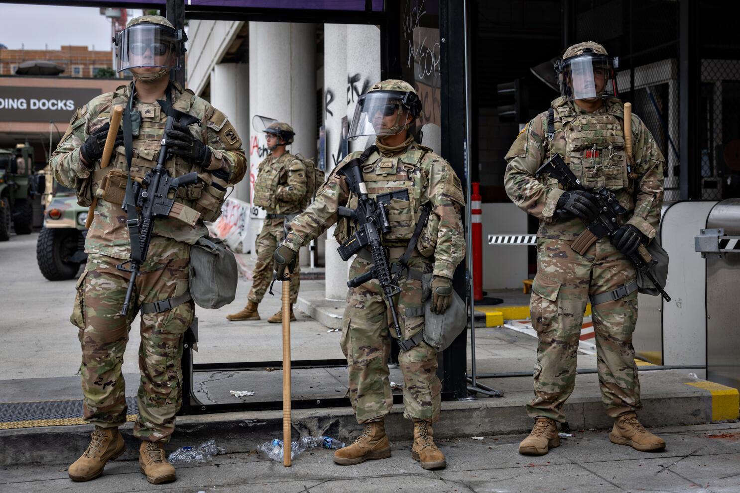 Trump's case for using troops to help ICE involves fugitive slave law - Los Angeles Times