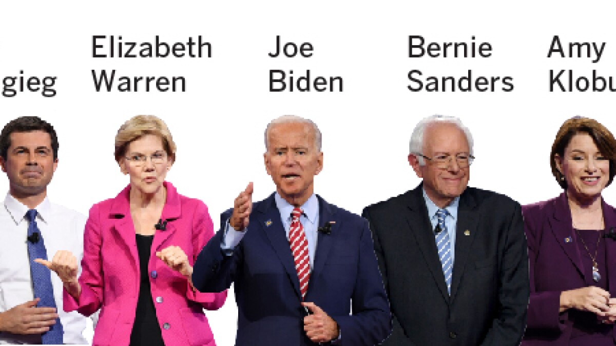 Who Are The Candidates In The Democratic Debate Los