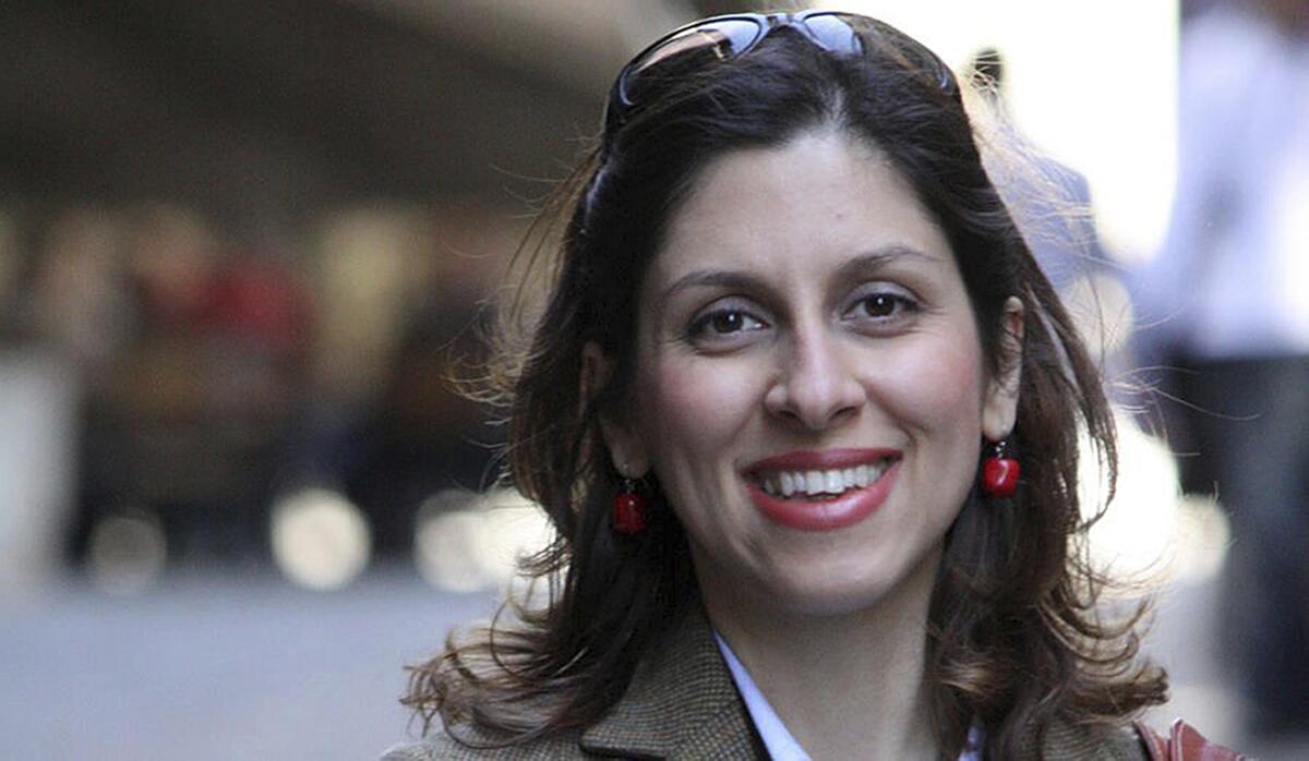 Nazanin Zaghari-Ratcliffe, mujer británica-iraní detenida en Irán.