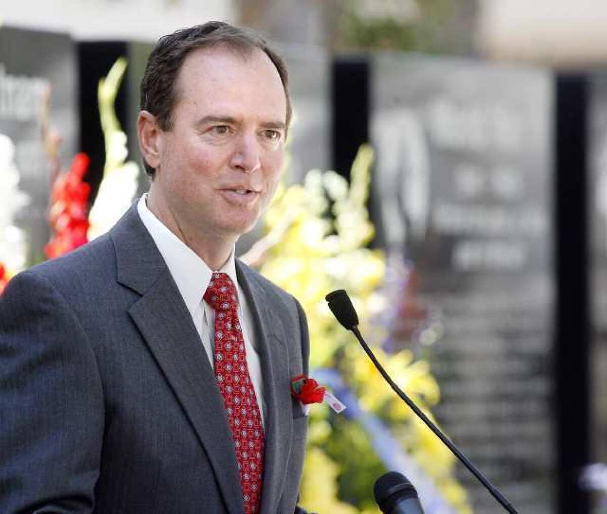 Rep. Adam Schiff (D-Burbank)at a Memorial Day event in Glendale last month. Schiff called Thursday's ruling "the correct legal decision."