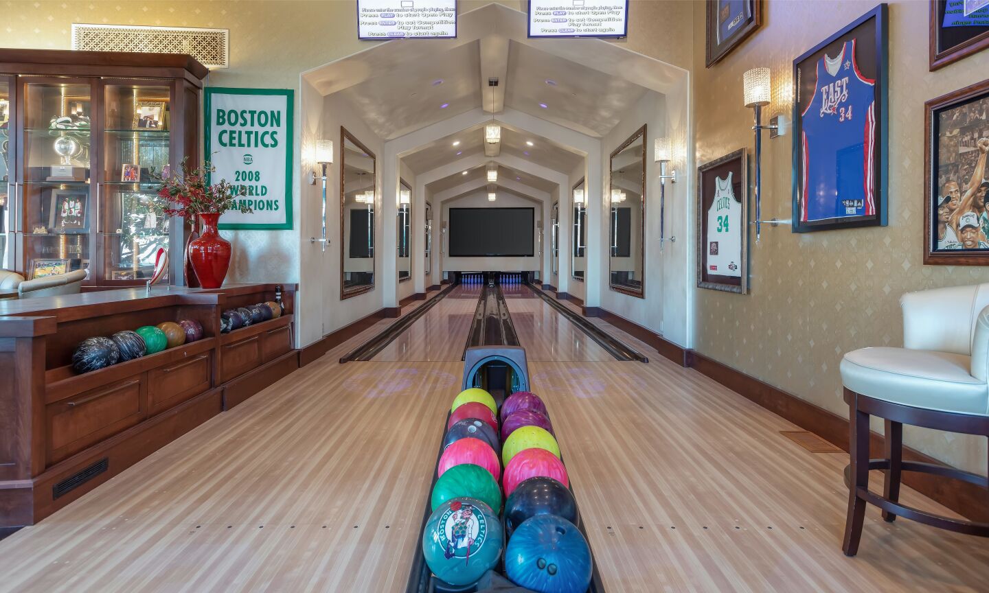 The bowling alley.