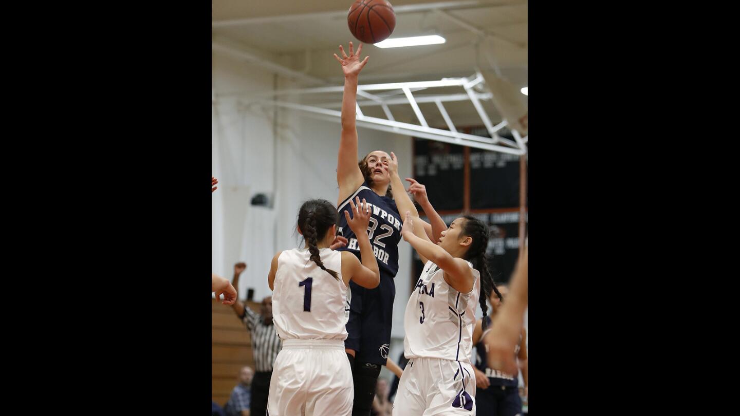 Photo Gallery: Newport Harbor vs. Portola in girls’ basketball