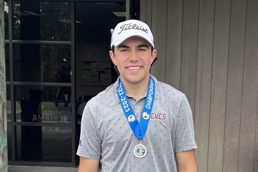 Luke Powell of Capistrano Valley Christian shot a 7-under-par 66 to win the CIF state golf championship.