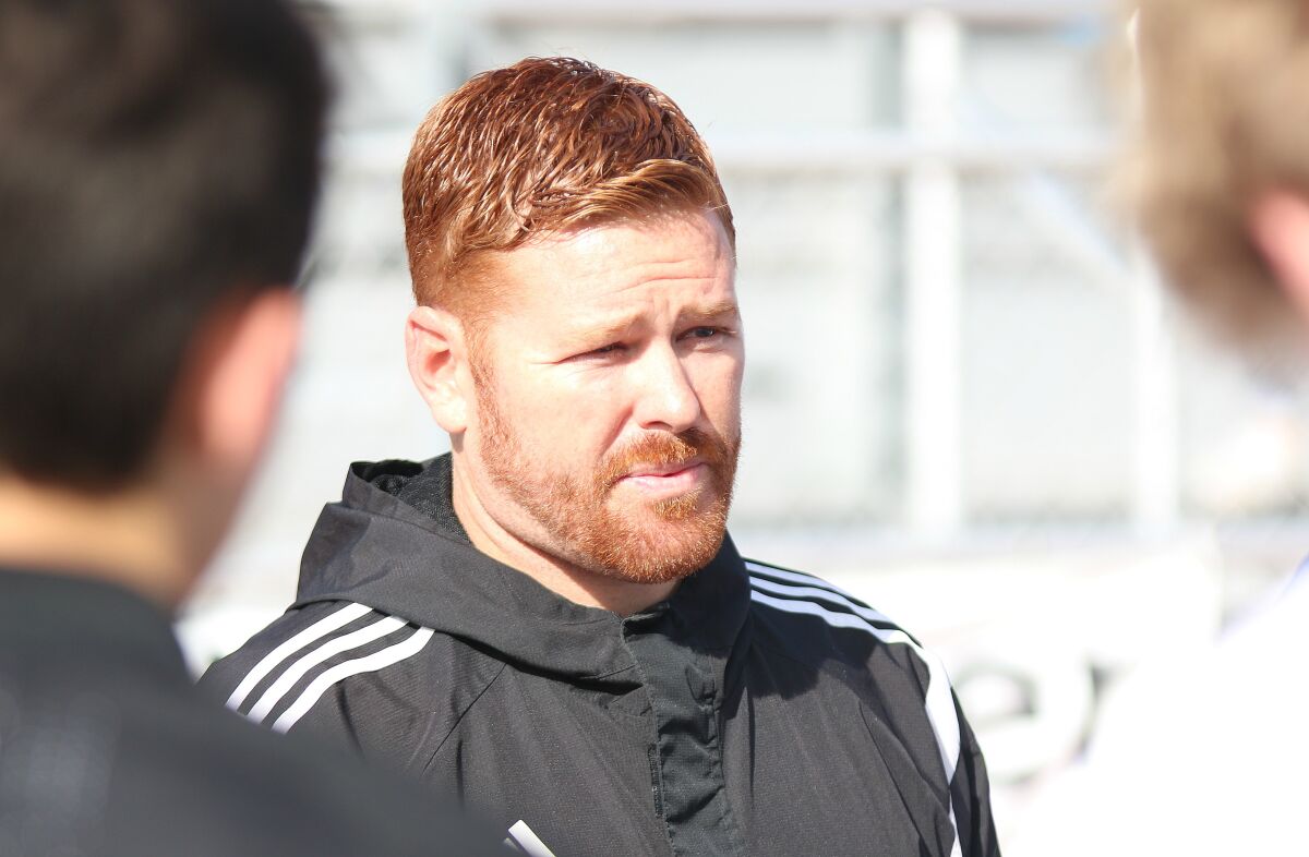 Boys' Soccer Coach Mike Elenz-Martin