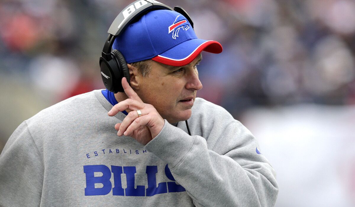 Doug Marrone opts to step down as Buffalo Bills coach - Los Angeles Times