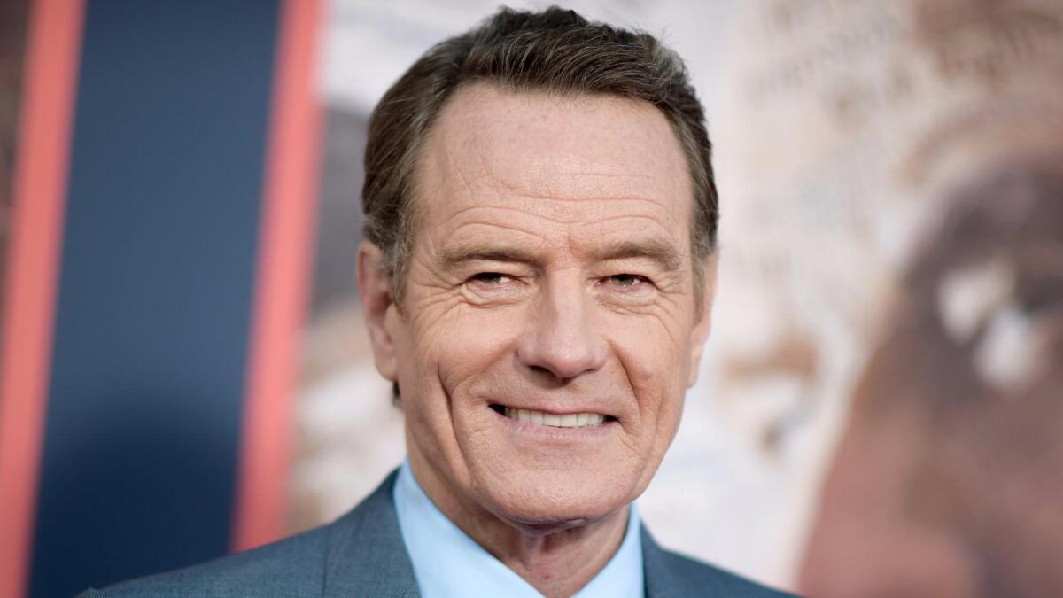 Bryan Cranston attends the L.A. premiere of "All the Way."