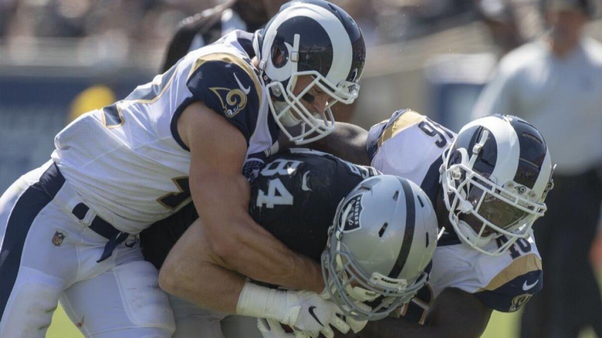 Watch highlights from Rams' narrow preseason loss to Raiders