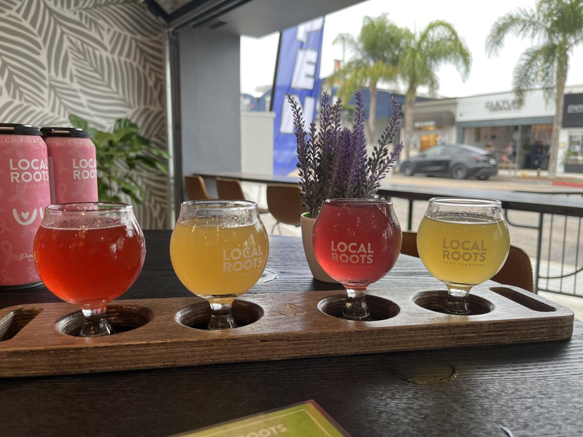 Booch tasting at Local Roots.