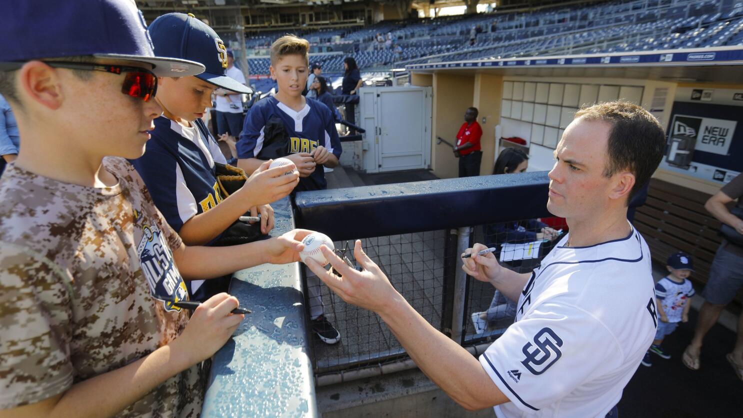 Padres fans head to Petco Park for FanFest on Opening Day 