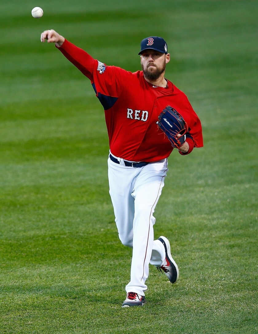 Red Sox starter John Lackey, who saw time out of the bullpen in Game 4 of the World Series, will try to lead Boston to its first World Series title-clinching win at Fenway Park in 95 years Wednesday night.