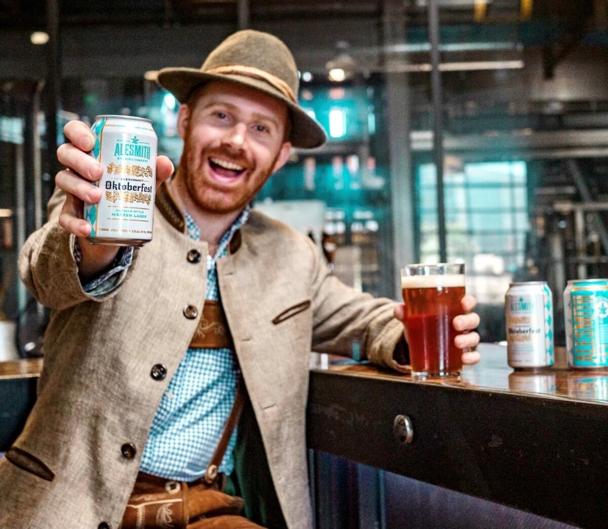 AleSmith Brewing California Craft Brewers Cup gold medal for its AleSchmidt Oktoberfest Märzen lager.