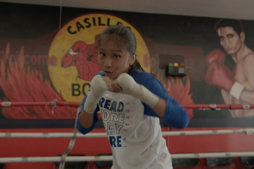 Los Angeles boxer Meryland Gonzalez is the subject of "Team Meryland," a documentary short film directed by Gabriel Gaurano of Solana Beach.