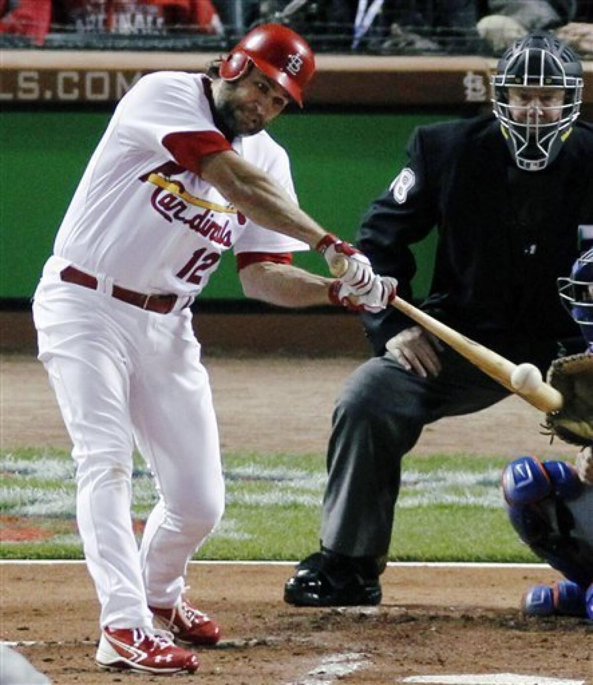 Cardinals, Rangers hope to wake up bats for Game 3