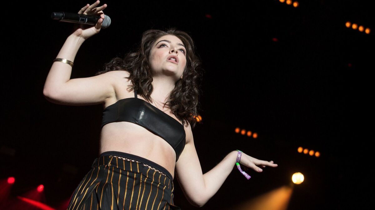 Lorde, performing at Coachella in 2016, has released a new song from her forthcoming album.