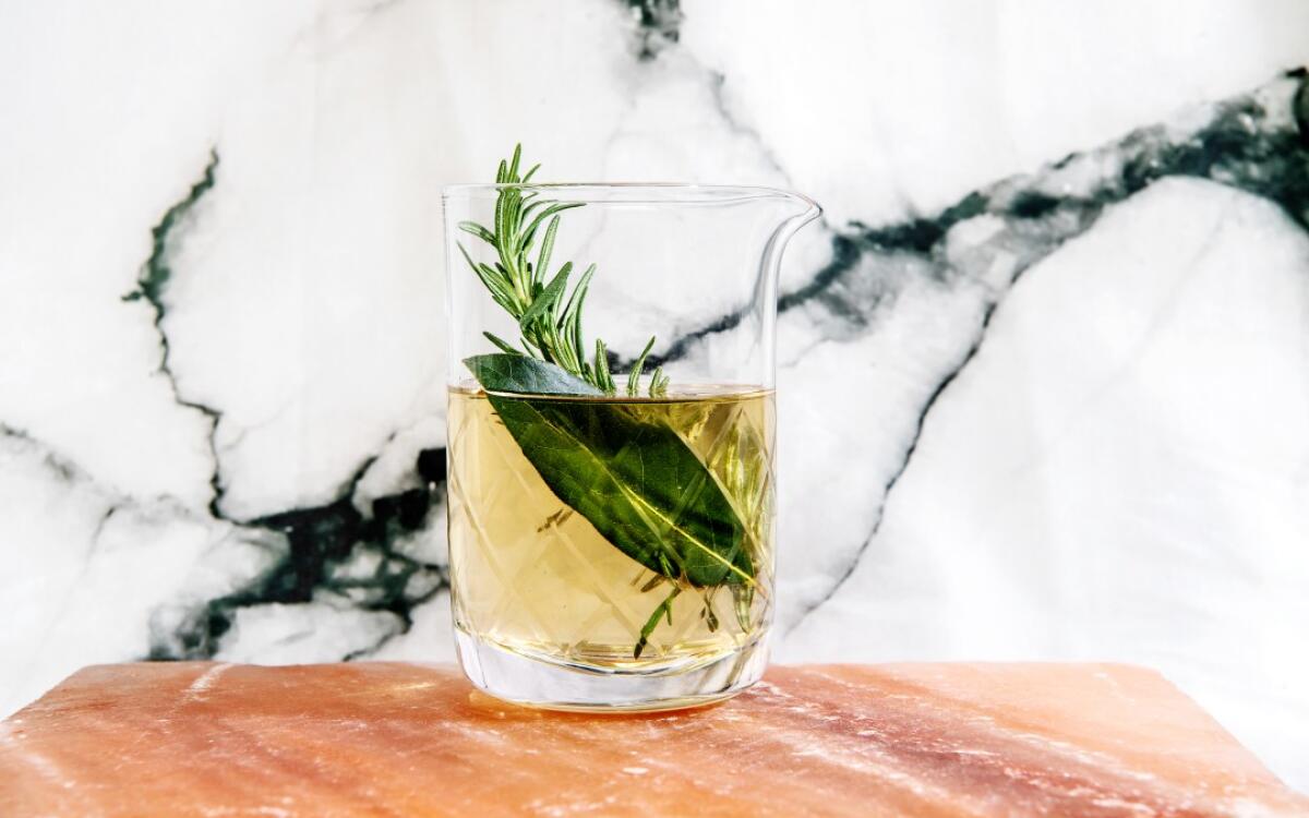 Rosemary-Bay Simple Syrup