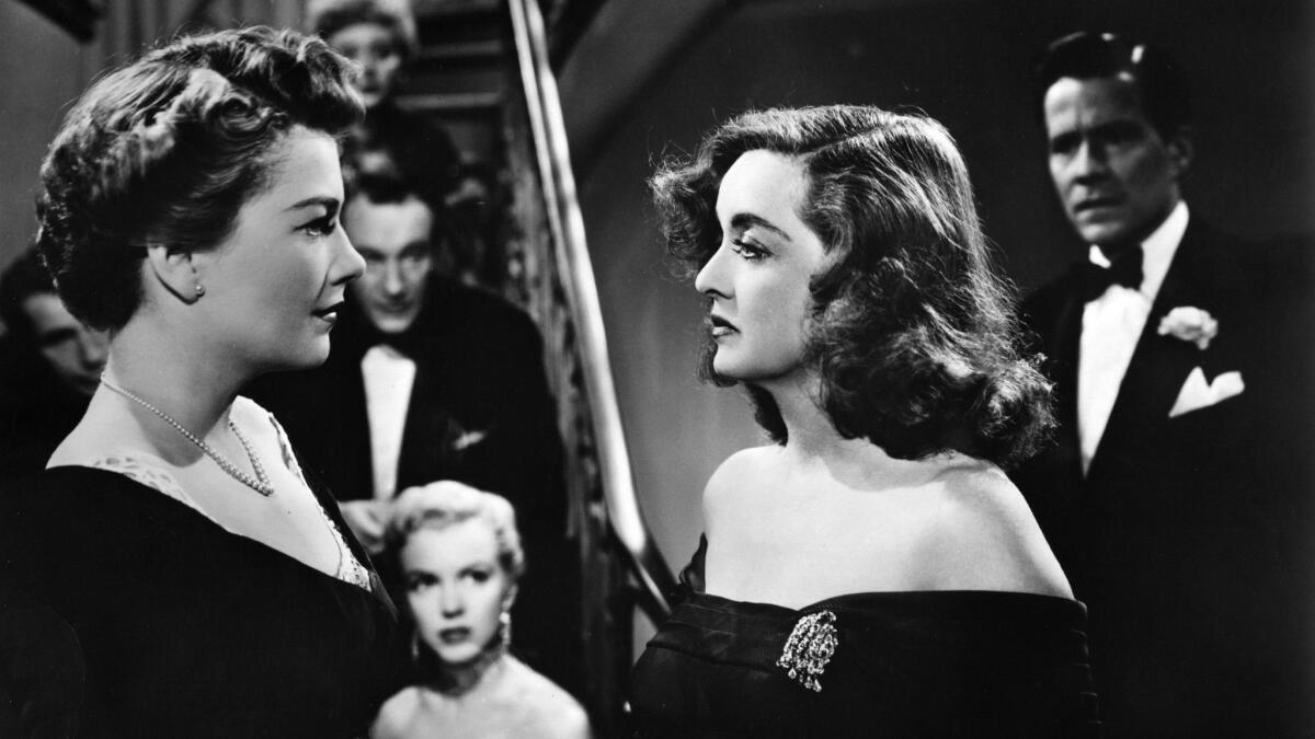 Fasten your seatbelts... that's Bette Davis, center, in "All About Eve."